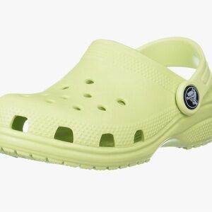 Crocs size 3 kids celery